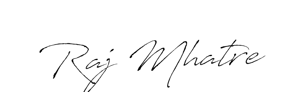 Raj Mhatre stylish signature style. Best Handwritten Sign (Antro_Vectra) for my name. Handwritten Signature Collection Ideas for my name Raj Mhatre. Raj Mhatre signature style 6 images and pictures png