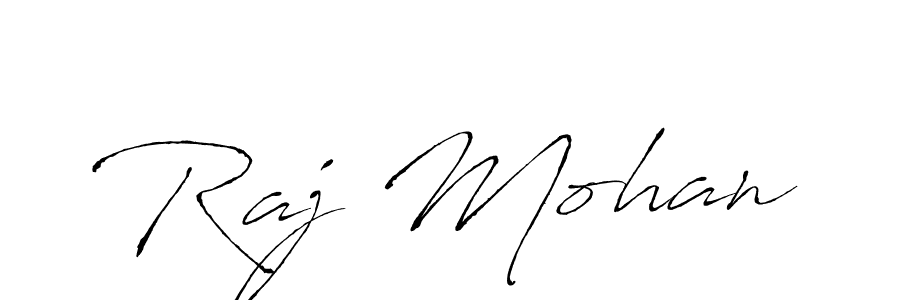 Also we have Raj Mohan name is the best signature style. Create professional handwritten signature collection using Antro_Vectra autograph style. Raj Mohan signature style 6 images and pictures png
