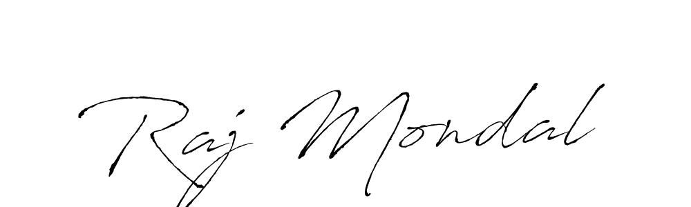 Create a beautiful signature design for name Raj Mondal. With this signature (Antro_Vectra) fonts, you can make a handwritten signature for free. Raj Mondal signature style 6 images and pictures png
