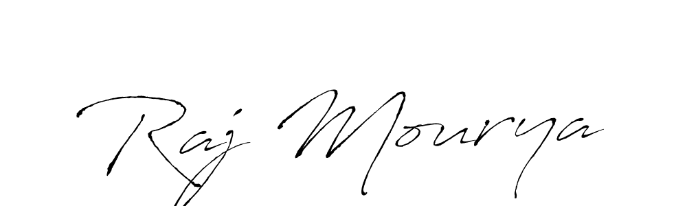 Antro_Vectra is a professional signature style that is perfect for those who want to add a touch of class to their signature. It is also a great choice for those who want to make their signature more unique. Get Raj Mourya name to fancy signature for free. Raj Mourya signature style 6 images and pictures png