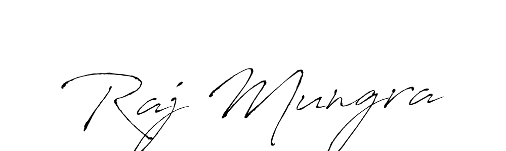 Use a signature maker to create a handwritten signature online. With this signature software, you can design (Antro_Vectra) your own signature for name Raj Mungra. Raj Mungra signature style 6 images and pictures png