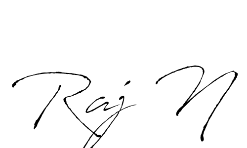 Best and Professional Signature Style for Raj N. Antro_Vectra Best Signature Style Collection. Raj N signature style 6 images and pictures png