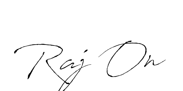 How to Draw Raj On signature style? Antro_Vectra is a latest design signature styles for name Raj On. Raj On signature style 6 images and pictures png