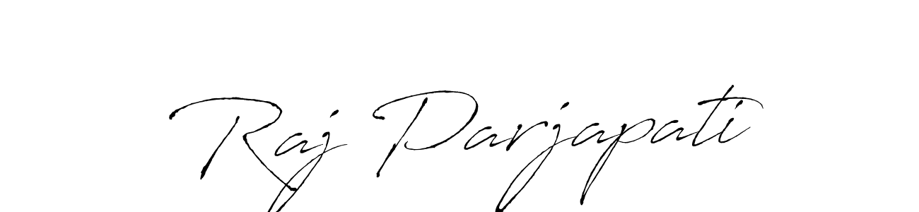 You should practise on your own different ways (Antro_Vectra) to write your name (Raj Parjapati) in signature. don't let someone else do it for you. Raj Parjapati signature style 6 images and pictures png