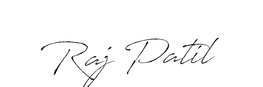 Raj Patil stylish signature style. Best Handwritten Sign (Antro_Vectra) for my name. Handwritten Signature Collection Ideas for my name Raj Patil. Raj Patil signature style 6 images and pictures png