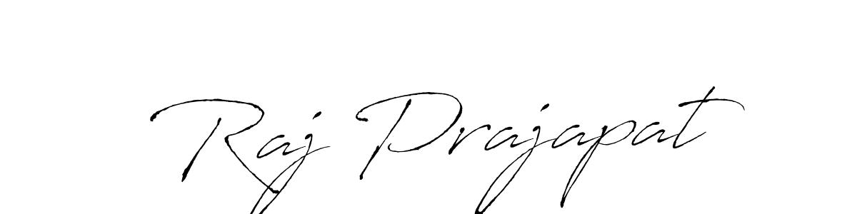 Design your own signature with our free online signature maker. With this signature software, you can create a handwritten (Antro_Vectra) signature for name Raj Prajapat. Raj Prajapat signature style 6 images and pictures png