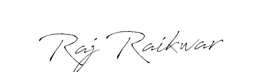 It looks lik you need a new signature style for name Raj Raikwar. Design unique handwritten (Antro_Vectra) signature with our free signature maker in just a few clicks. Raj Raikwar signature style 6 images and pictures png