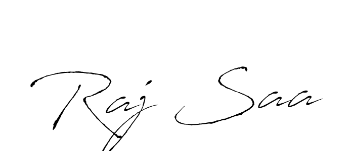 Design your own signature with our free online signature maker. With this signature software, you can create a handwritten (Antro_Vectra) signature for name Raj Saa. Raj Saa signature style 6 images and pictures png