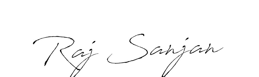 Also You can easily find your signature by using the search form. We will create Raj Sanjan name handwritten signature images for you free of cost using Antro_Vectra sign style. Raj Sanjan signature style 6 images and pictures png