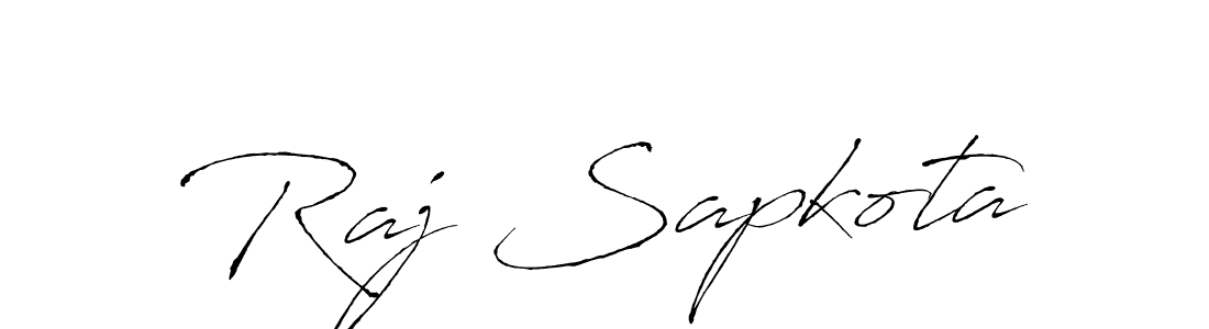 Create a beautiful signature design for name Raj Sapkota. With this signature (Antro_Vectra) fonts, you can make a handwritten signature for free. Raj Sapkota signature style 6 images and pictures png