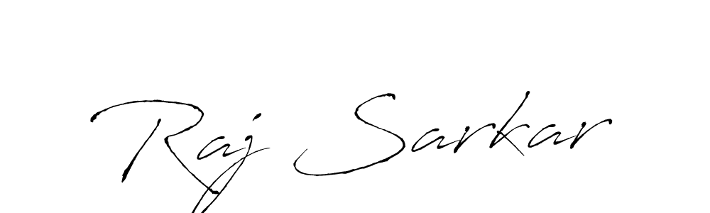 Design your own signature with our free online signature maker. With this signature software, you can create a handwritten (Antro_Vectra) signature for name Raj Sarkar. Raj Sarkar signature style 6 images and pictures png