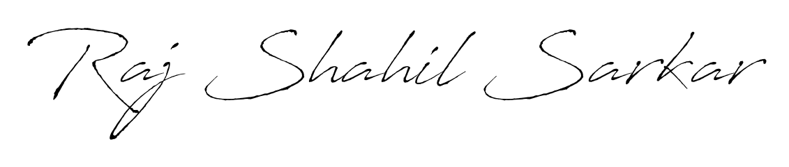 Create a beautiful signature design for name Raj Shahil Sarkar. With this signature (Antro_Vectra) fonts, you can make a handwritten signature for free. Raj Shahil Sarkar signature style 6 images and pictures png