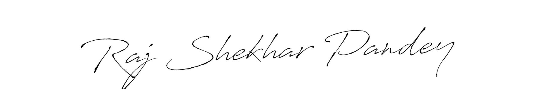 Create a beautiful signature design for name Raj Shekhar Pandey. With this signature (Antro_Vectra) fonts, you can make a handwritten signature for free. Raj Shekhar Pandey signature style 6 images and pictures png