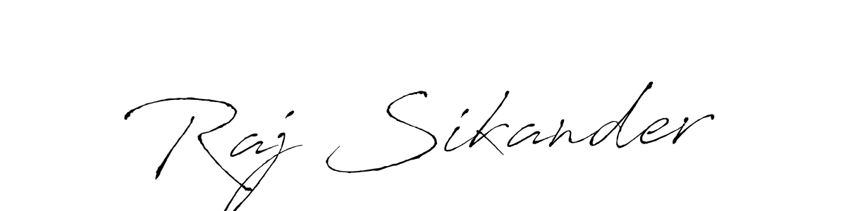 if you are searching for the best signature style for your name Raj Sikander. so please give up your signature search. here we have designed multiple signature styles  using Antro_Vectra. Raj Sikander signature style 6 images and pictures png