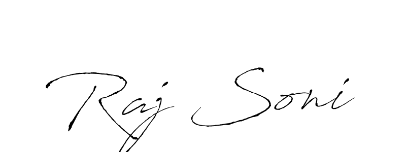 This is the best signature style for the Raj Soni name. Also you like these signature font (Antro_Vectra). Mix name signature. Raj Soni signature style 6 images and pictures png