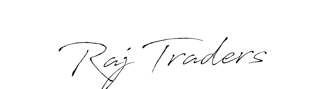 Make a beautiful signature design for name Raj Traders. With this signature (Antro_Vectra) style, you can create a handwritten signature for free. Raj Traders signature style 6 images and pictures png