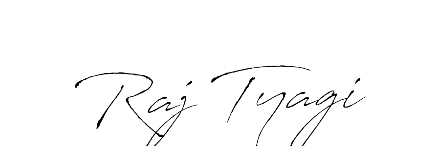 The best way (Antro_Vectra) to make a short signature is to pick only two or three words in your name. The name Raj Tyagi include a total of six letters. For converting this name. Raj Tyagi signature style 6 images and pictures png