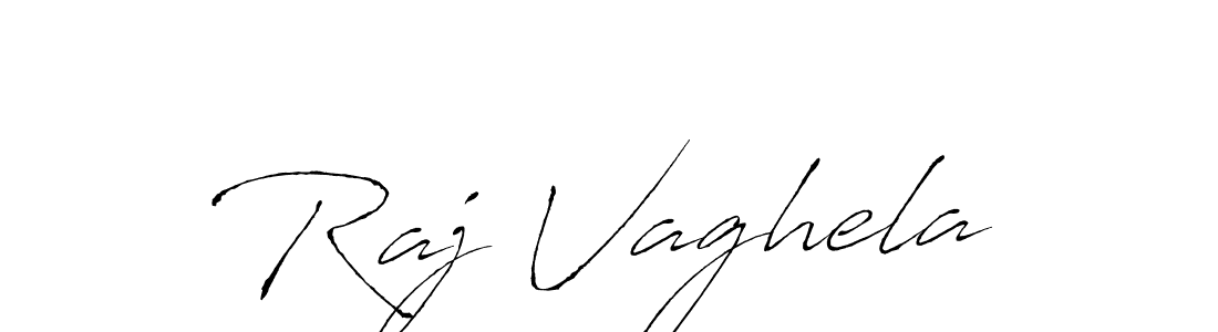 Create a beautiful signature design for name Raj Vaghela. With this signature (Antro_Vectra) fonts, you can make a handwritten signature for free. Raj Vaghela signature style 6 images and pictures png