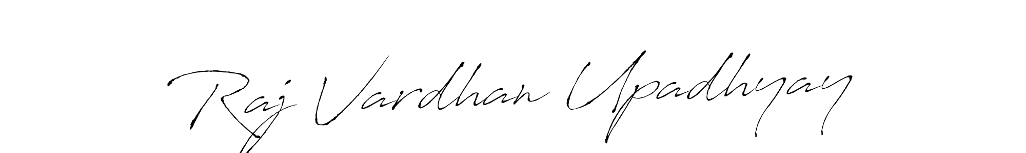 The best way (Antro_Vectra) to make a short signature is to pick only two or three words in your name. The name Raj Vardhan Upadhyay include a total of six letters. For converting this name. Raj Vardhan Upadhyay signature style 6 images and pictures png
