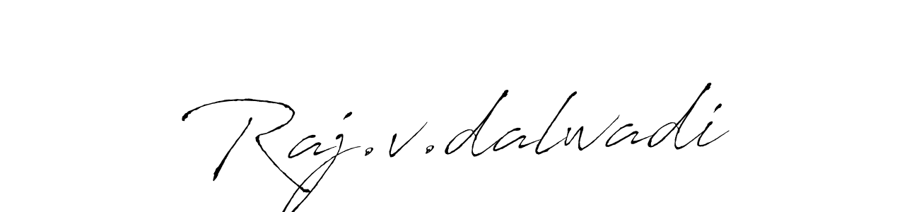 The best way (Antro_Vectra) to make a short signature is to pick only two or three words in your name. The name Raj.v.dalwadi include a total of six letters. For converting this name. Raj.v.dalwadi signature style 6 images and pictures png