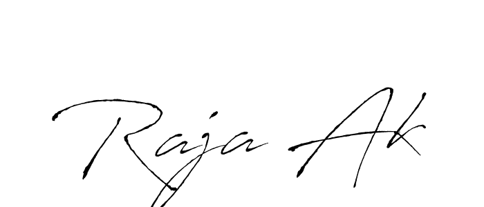 if you are searching for the best signature style for your name Raja Ak. so please give up your signature search. here we have designed multiple signature styles  using Antro_Vectra. Raja Ak signature style 6 images and pictures png