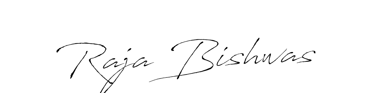 Make a beautiful signature design for name Raja Bishwas. With this signature (Antro_Vectra) style, you can create a handwritten signature for free. Raja Bishwas signature style 6 images and pictures png