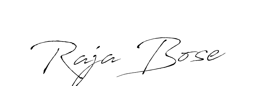 Raja Bose stylish signature style. Best Handwritten Sign (Antro_Vectra) for my name. Handwritten Signature Collection Ideas for my name Raja Bose. Raja Bose signature style 6 images and pictures png