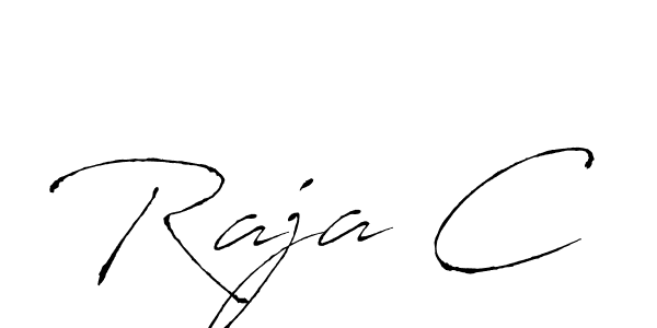 Raja C stylish signature style. Best Handwritten Sign (Antro_Vectra) for my name. Handwritten Signature Collection Ideas for my name Raja C. Raja C signature style 6 images and pictures png