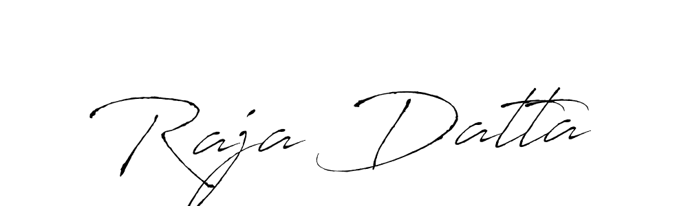 Raja Datta stylish signature style. Best Handwritten Sign (Antro_Vectra) for my name. Handwritten Signature Collection Ideas for my name Raja Datta. Raja Datta signature style 6 images and pictures png