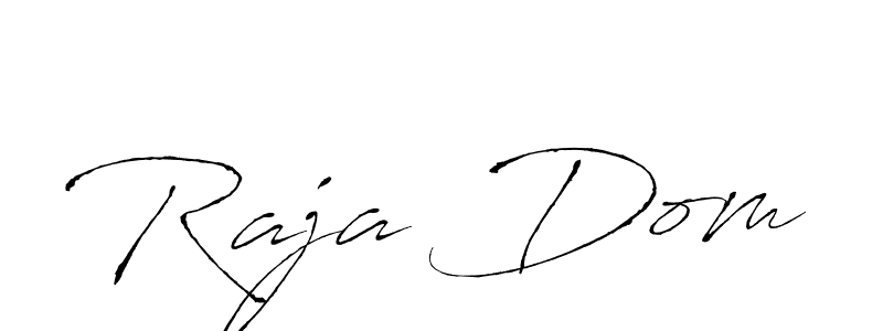 You should practise on your own different ways (Antro_Vectra) to write your name (Raja Dom) in signature. don't let someone else do it for you. Raja Dom signature style 6 images and pictures png