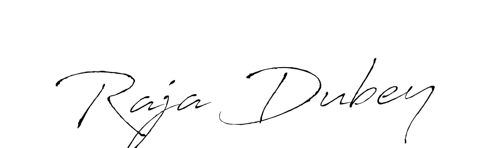Create a beautiful signature design for name Raja Dubey. With this signature (Antro_Vectra) fonts, you can make a handwritten signature for free. Raja Dubey signature style 6 images and pictures png
