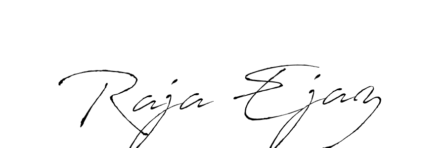 You should practise on your own different ways (Antro_Vectra) to write your name (Raja Ejaz) in signature. don't let someone else do it for you. Raja Ejaz signature style 6 images and pictures png