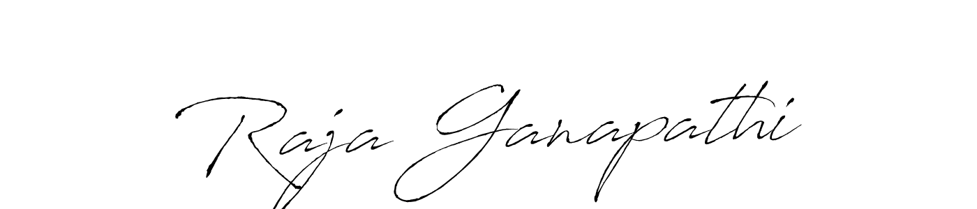How to make Raja Ganapathi name signature. Use Antro_Vectra style for creating short signs online. This is the latest handwritten sign. Raja Ganapathi signature style 6 images and pictures png