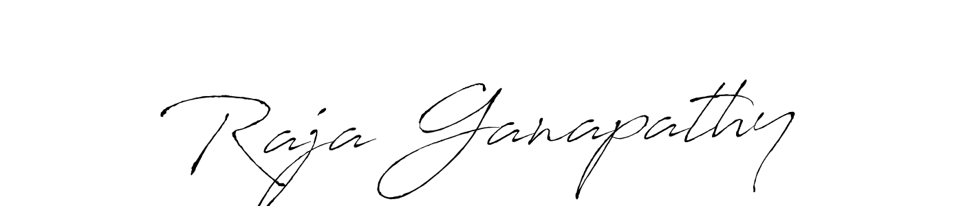 Also You can easily find your signature by using the search form. We will create Raja Ganapathy name handwritten signature images for you free of cost using Antro_Vectra sign style. Raja Ganapathy signature style 6 images and pictures png