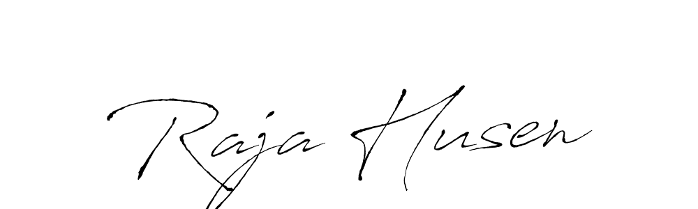 if you are searching for the best signature style for your name Raja Husen. so please give up your signature search. here we have designed multiple signature styles  using Antro_Vectra. Raja Husen signature style 6 images and pictures png