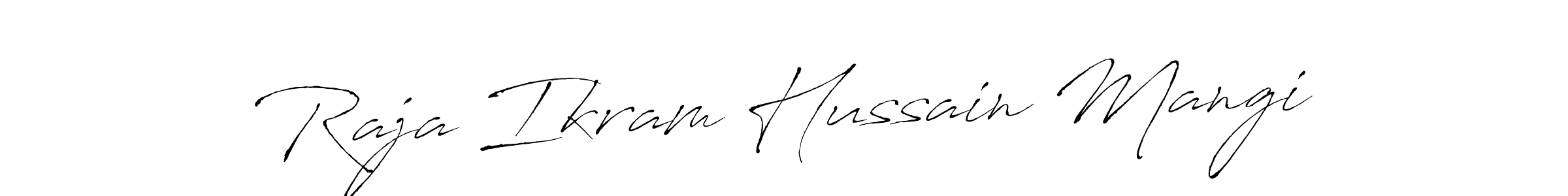 See photos of Raja Ikram Hussain Mangi official signature by Spectra . Check more albums & portfolios. Read reviews & check more about Antro_Vectra font. Raja Ikram Hussain Mangi signature style 6 images and pictures png