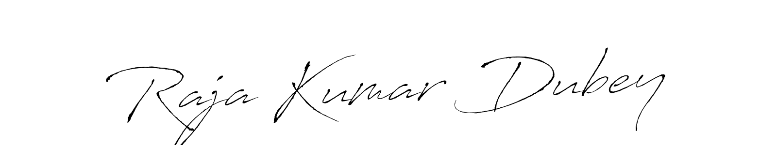 How to make Raja Kumar Dubey name signature. Use Antro_Vectra style for creating short signs online. This is the latest handwritten sign. Raja Kumar Dubey signature style 6 images and pictures png