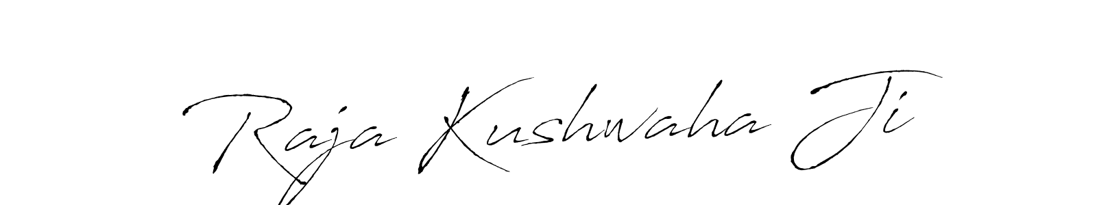 Use a signature maker to create a handwritten signature online. With this signature software, you can design (Antro_Vectra) your own signature for name Raja Kushwaha Ji. Raja Kushwaha Ji signature style 6 images and pictures png