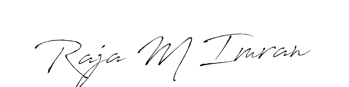 if you are searching for the best signature style for your name Raja M Imran. so please give up your signature search. here we have designed multiple signature styles  using Antro_Vectra. Raja M Imran signature style 6 images and pictures png