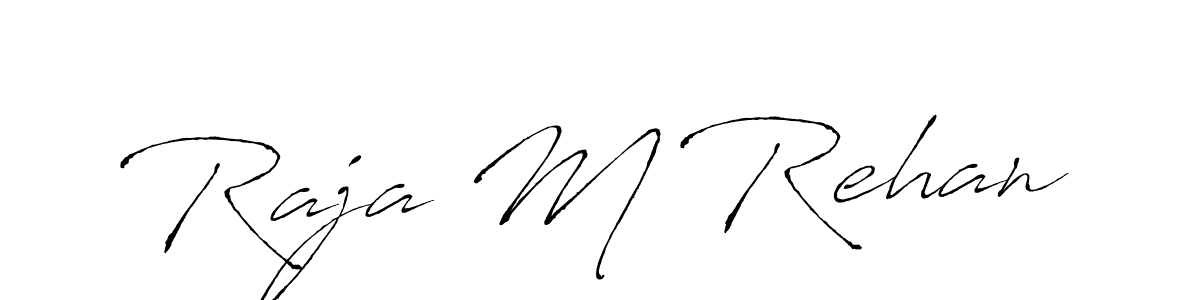 Also we have Raja M Rehan name is the best signature style. Create professional handwritten signature collection using Antro_Vectra autograph style. Raja M Rehan signature style 6 images and pictures png