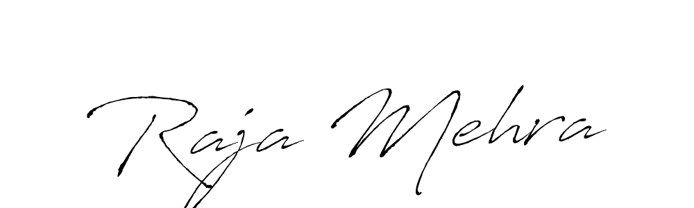 Antro_Vectra is a professional signature style that is perfect for those who want to add a touch of class to their signature. It is also a great choice for those who want to make their signature more unique. Get Raja Mehra name to fancy signature for free. Raja Mehra signature style 6 images and pictures png