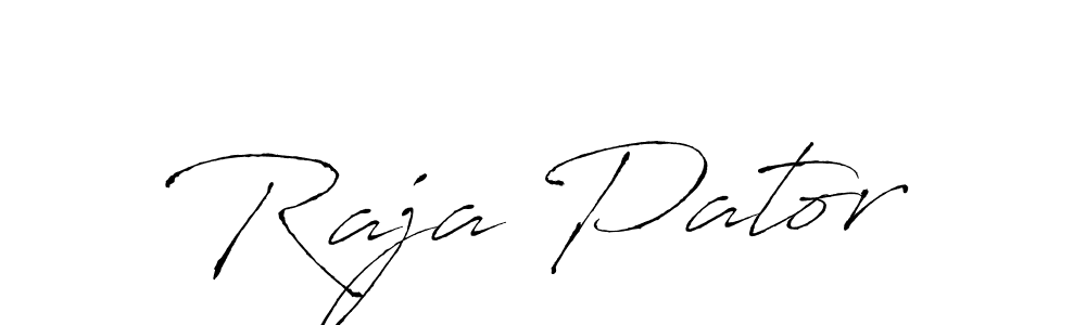 It looks lik you need a new signature style for name Raja Pator. Design unique handwritten (Antro_Vectra) signature with our free signature maker in just a few clicks. Raja Pator signature style 6 images and pictures png