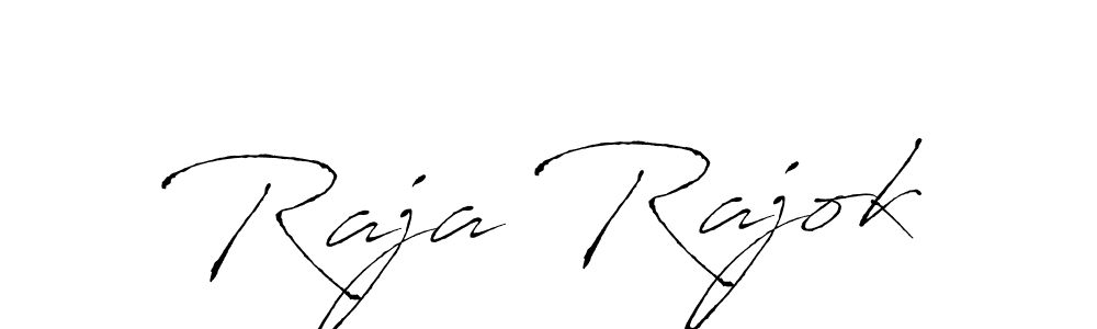 Create a beautiful signature design for name Raja Rajok. With this signature (Antro_Vectra) fonts, you can make a handwritten signature for free. Raja Rajok signature style 6 images and pictures png