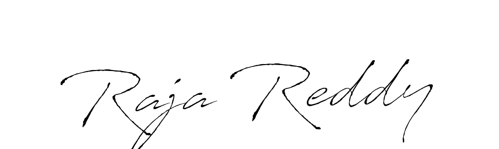 Make a beautiful signature design for name Raja Reddy. With this signature (Antro_Vectra) style, you can create a handwritten signature for free. Raja Reddy signature style 6 images and pictures png