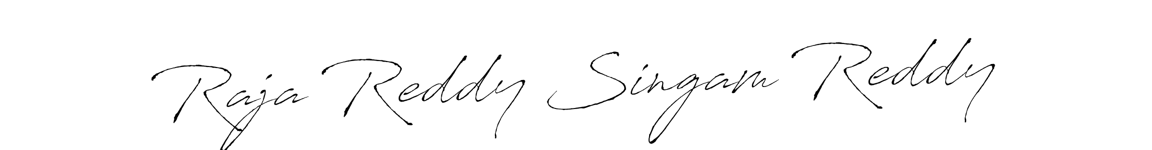 Similarly Antro_Vectra is the best handwritten signature design. Signature creator online .You can use it as an online autograph creator for name Raja Reddy Singam Reddy. Raja Reddy Singam Reddy signature style 6 images and pictures png