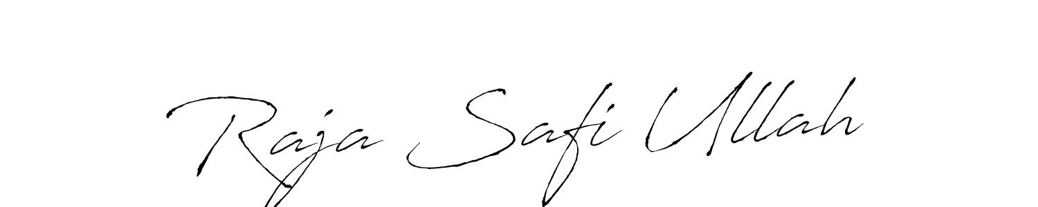 Also You can easily find your signature by using the search form. We will create Raja Safi Ullah name handwritten signature images for you free of cost using Antro_Vectra sign style. Raja Safi Ullah signature style 6 images and pictures png