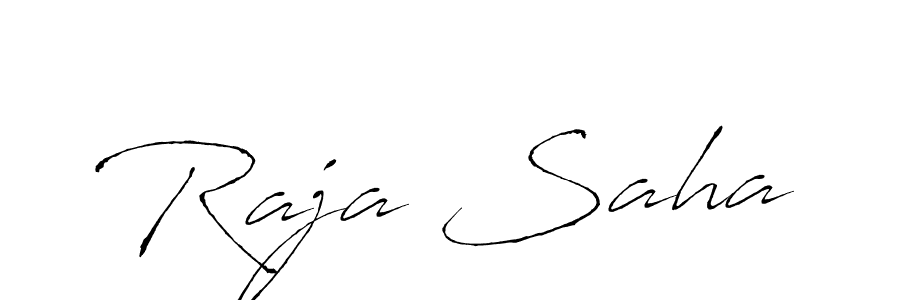 Use a signature maker to create a handwritten signature online. With this signature software, you can design (Antro_Vectra) your own signature for name Raja Saha. Raja Saha signature style 6 images and pictures png