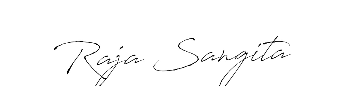 Also we have Raja Sangita name is the best signature style. Create professional handwritten signature collection using Antro_Vectra autograph style. Raja Sangita signature style 6 images and pictures png