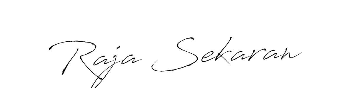 Also You can easily find your signature by using the search form. We will create Raja Sekaran name handwritten signature images for you free of cost using Antro_Vectra sign style. Raja Sekaran signature style 6 images and pictures png