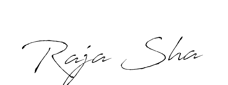 Make a beautiful signature design for name Raja Sha. With this signature (Antro_Vectra) style, you can create a handwritten signature for free. Raja Sha signature style 6 images and pictures png